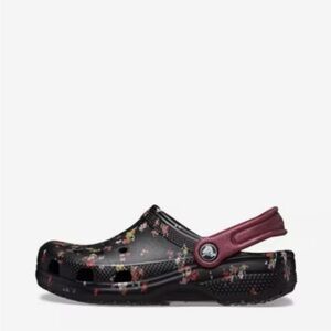 CROCS Kids Floral Black Sandals